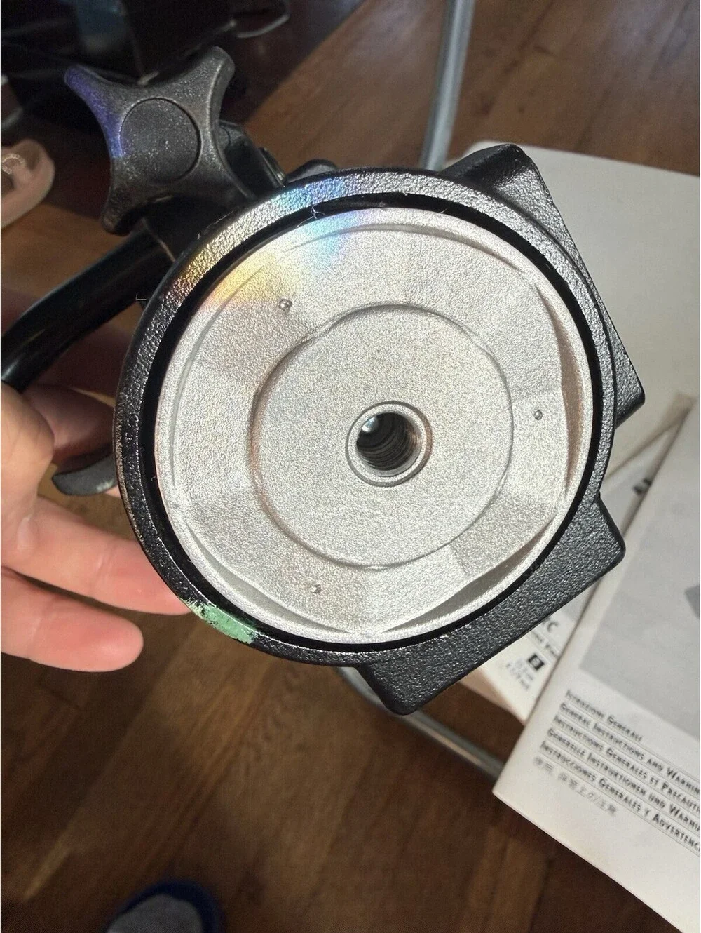 Bogen 3130 Micro Fluid Tripod Head With Manual